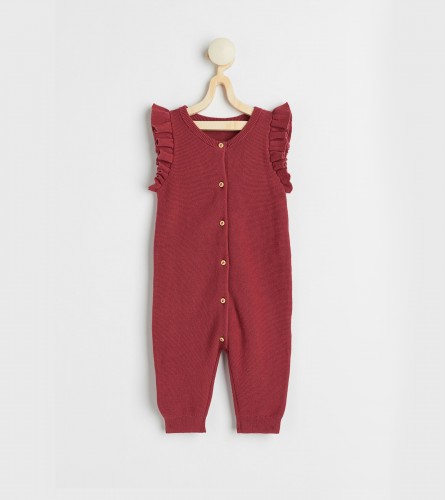 Knit Cotton Romper Suit